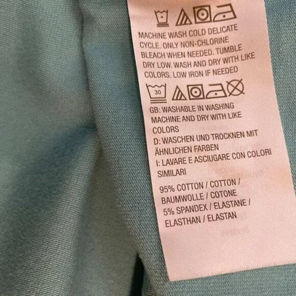 Denim & Co. Essentials Perfect Jersey U-Neck 3/4 Sleeve Top LARGE (2001) - Picture 6 of 7